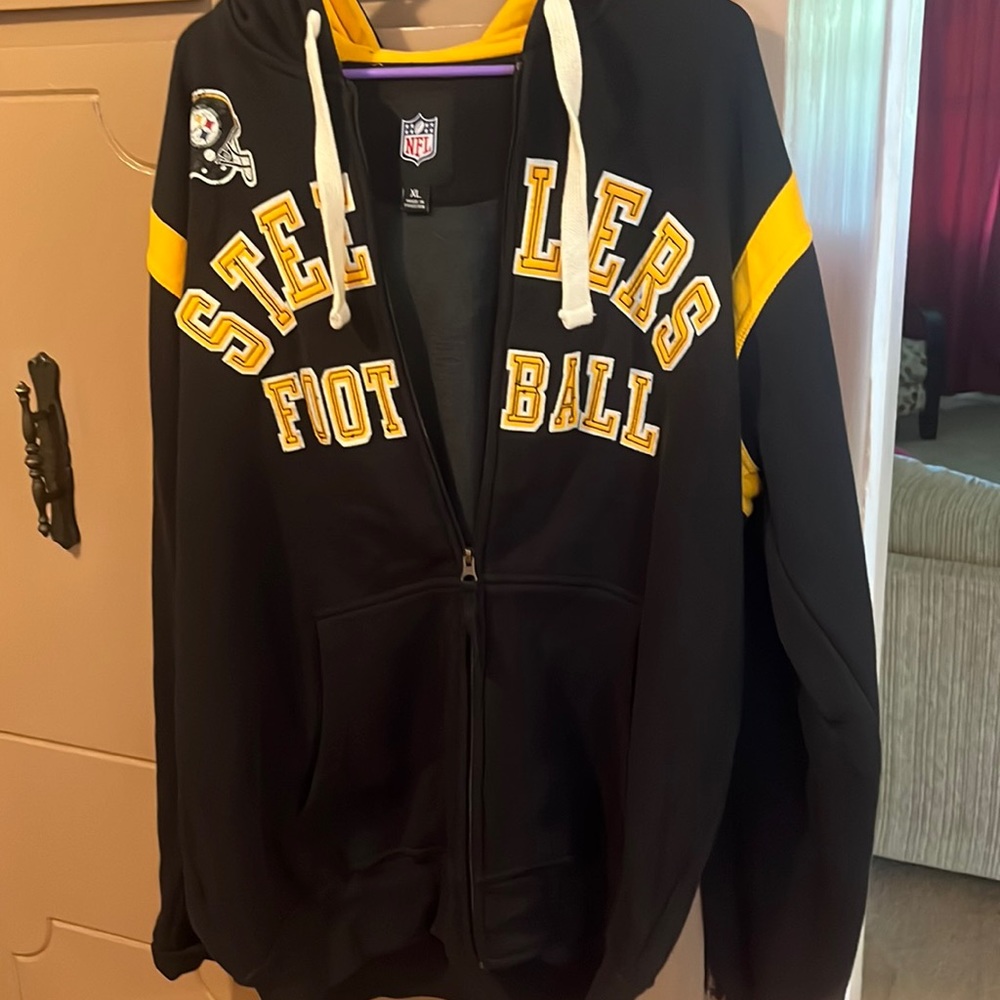 Steelers football hoodie sz xl